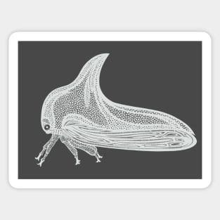 Treehopper Ink Art - cool bug design Sticker